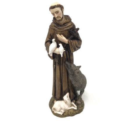 Statua San Francesco d'Assisi NOVITA' made in Toscana cm 20