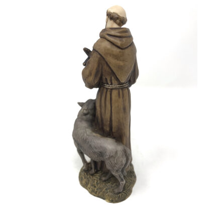 Statua San Francesco d'Assisi NOVITA' made in Toscana cm 20 - immagine 3