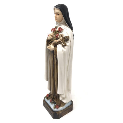 Statua Santa Teresa del Bambin Gesu' NOVITA' made in Toscana cm 15 - immagine 3