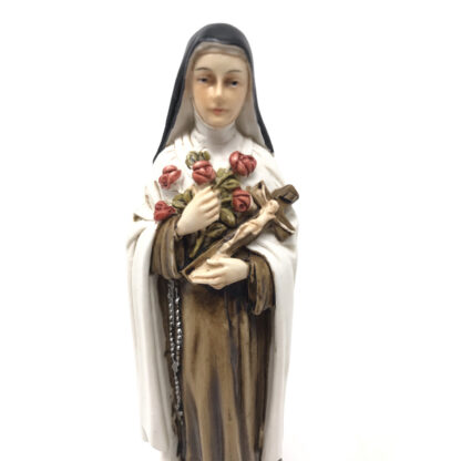 Statua Santa Teresa del Bambin Gesu' NOVITA' made in Toscana cm 15 - immagine 5