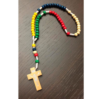 ROSARIO IN CORDA MISSIONARIO VARI COLORI