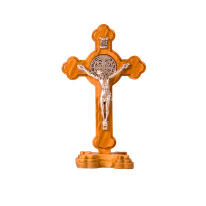 CROCE SAN BENEDETTO LEGNO CM 8 DA APPOGGIO