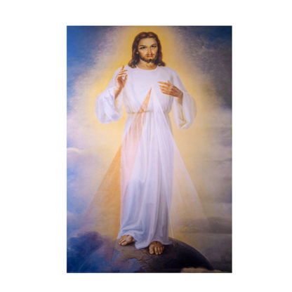 TESSUTO TELA GESU' MISERICORDIOSO MEDIO 35 CM