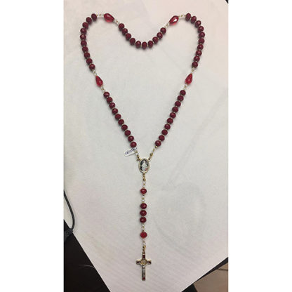ROSARIO BIJOUX RAFFINATO FATTO A MANO IN CRISTALLO (su richiesta colori vs scelta)