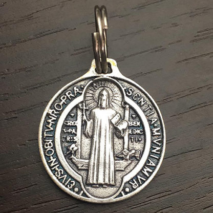 MEDAGLIA SAN BENEDETTO MEDIA  ARGENTO CM 2