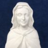 Statua bianca Madonna delle Rose cm 8 - immagine 2