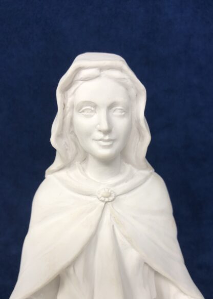 Statua bianca Madonna delle Rose cm 30 NOVITA' - immagine 2