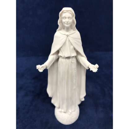 Statua bianca Madonna delle Rose cm 15 NOVITA' - immagine 5