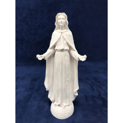 Statua bianca Madonna delle Rose cm 15 NOVITA' - immagine 3