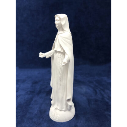 Statua bianca Madonna delle Rose cm 15 NOVITA' - immagine 2