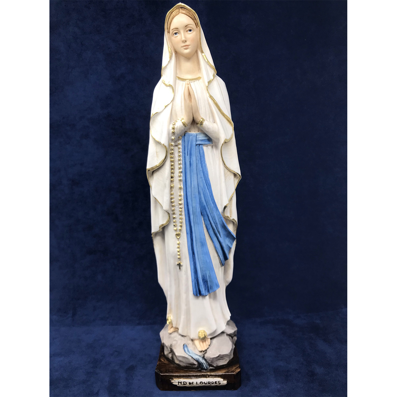 Statua Madonna di Lourdes NOVITA' made in Toscana cm 15 – San Damiano Store  – Shop di Souvenir della Madonna delle Rose