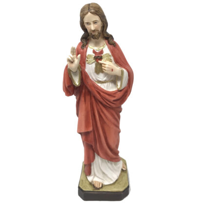 Statua Sacro Cuore NOVITA' made in Toscana cm 30