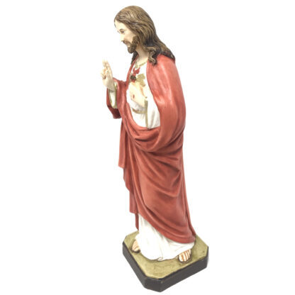 Statua Sacro Cuore NOVITA' made in Toscana cm 30 - immagine 4