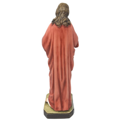 Statua Sacro Cuore NOVITA' made in Toscana cm 30 - immagine 3