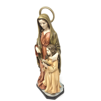 Statua Sant' Anna con Maria bambina NOVITA' made in Toscana cm 30 – Bild 3