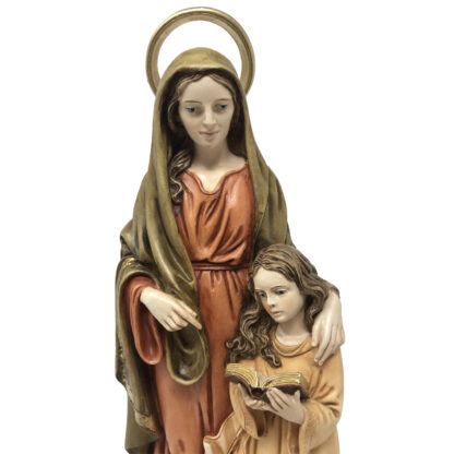 Statua Sant' Anna con Maria bambina NOVITA' made in Toscana cm 30 – Bild 7