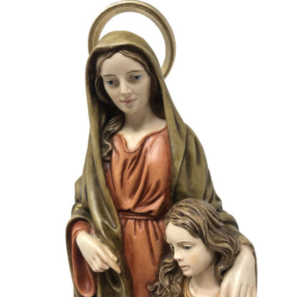 Statua Sant' Anna con Maria bambina NOVITA' made in Toscana cm 30 – Bild 8