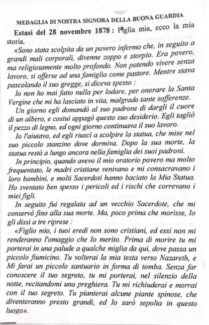 Medaglia di Nostra Signora della Buona Guardia – Image 3